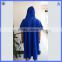 Plain dyed 100% cotton poncho pattern adult hooded towel