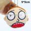Rick And Morty Anime Funny Designs Cute Cartoon Plush Pendant 10pcs/set