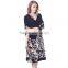Modern floral wholesale short bodycon european vintage dress