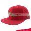 Custom design your own logo 6 panel red snapback hat for wowen