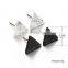 New arrival triangular shaped howlite stud earring