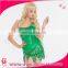 Sequined Swallowtail Butterfly Sexy Green Fairy Bug Adult Fancy Dress Halloween Costume