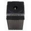 Single hole Black rectangular plastic pencil sharpener