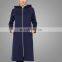 OEM Service Wholesale Custom Muslim Women Sportwear Fully Closed Sport Wear Dark Blue with Hat Sport Design Muslim Dress
