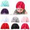 Cute New Born Baby Chiffon Flower Knot Bo Simei Wind Cap Hooded Hat