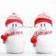 ODM design Promotional Christmas soft snowman plush toy