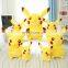2015 Cartoon Pikachu pillow promotional custom stuffed plush Pikachu figure Emoji Pillow