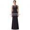 Kate Kasin Beaded Sleeveless Round Neck Hollowed Shoulders Ball Gown Evening Prom Party Dress KK001026-1