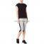 New style color block short running pants slimming sport pants for women