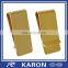 cheap quality blank bronze money clip to engrave