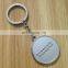 Free sample custom simple round metal keyring
