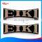 custom metal brand logos with 3M adhesive