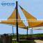 Customized outdoor HDPE shade sail cloth sun shade sail with accessories