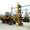 Hydraulic small foundation micro helical ground screw pile driver