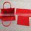 Durable felt tote bag wine bottle bag with handle