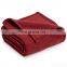 Super soft polyester warm flannel fleece throw blanket