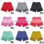 Baby Solid Ruffle Shorts Girl Summer Boutique fifth pants 10colors 6size