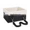 Customized LOGO Pet car bed Portable Dog Car mat Warm Lamb wool Travel Pet Car Carrier Bag