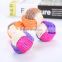 HQP-WJ124 HongQiang Pet supplies Cat toys 3 color sisal ball with ring stone within 5.5 cm