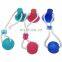 Manufacture OEM Wholesale Pet Molar Bite Toys For Dogs TPR Cotton Rope Chew Toys