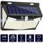 208 LED  solar garden  led wall  light outdoor  waterpoof  with motion sensor