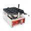open mouth 4pcs taiyaki digital waffle pan  machine with bubble maker