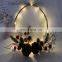 Christmas Pinecone/Cotton And Berry Wreath Copper Wire String Light