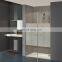 Professional bathroom tempered glass sliding stainless steel shower room