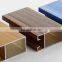 Wooden Grain Transfer Aluminium Alloy Curtain Wall Profile