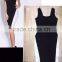 hot selling new style sexy black and white backless bandage dress