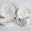 2016 new design product Christmas tree porcelain dinnerware set