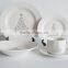 2016 new design product Christmas tree porcelain dinnerware set