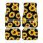 4pcs Sunflower Car pads Carpet Universal Car Floor Foot Mats Sublimation Anti-Slip Neoprene Interior Accessories for Toyota VW