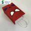 Design Biodegradable Printed Foldable Shopping Kraft Paper Food Bag With Spiderman Pattern