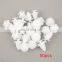 50 Pcs 8Mm Universal Automobile Bumpers Hole Plastic Push Screw Rivet Door Buckle Panel Fixings Clips White For Car Auto