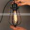 Retro Loft American Industrial Edison Lamp Vintage Iron Hanging Light