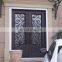 luxury villa main entrance decorative grills wrought iron door