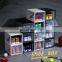 Drop Front Stackable Shoe Case Magnetic Amazon Shoe Case Acrylic Wholesale Custom Clear Transparent Shoe Case Storage Box