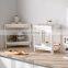 kitchen bathroom organizer storage shelf with universal wheels detachable plastic truck trolley storage cart 3 tiers
