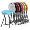 Outdoor furniture plastic folding chair picnic small easy carrying camping wedding party hire foldable chairs