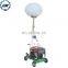 Sales Sample diesel and gasolineportable generator mobile mast light tower, LED tower light 150Wx4,metal halogen lamp 1000Wx4