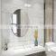 Oval shape mirror bathroom decorative mirror on wall