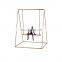 Swing Man Golden Statue Figurine Sculpture Tabletop Home Decor
