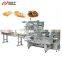 Full Automatic Horizontal Pillow Type Flow Wrapping Packaging Machine For Biscuit Cookies Cakes Bread Wafer Chocolate Bars