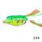 Byloo  high quality 3D eyes 13g fishing frog lure soft frog floating frog leg bass lure soft lure