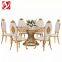 Italian Design Modern Dining Furniture Set Hotel Restaurant Table Rond Marble Banquet Dining Table