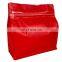 250g Flat bottom Stand Up Coffee Bag Pouch with Pull Tab Zipper Degassing Valve (50 Pieces 0.5lb / 8oz)