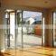 Interior Soundproof Patio Doors Double Glass Balcony Mute Aluminum Folding Doors