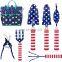 Shovels, Trowels, Forks, Weeding Gardening Combo Set Gift Garden Planting Foliage Pattern Garden Tool Set