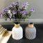 Modern Flower Vase Imitation Ceramic Flower Pot Decoration Home Plastic Vase Flower Arrangement Nordic Style Home Decoration